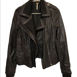 Free People Leather Jacket